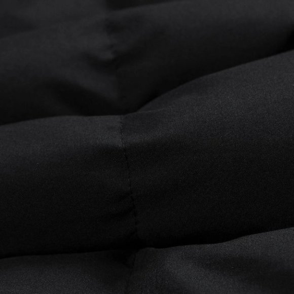 Black Mens Hooded Puffer Jacket - Picture 7 of 7